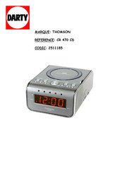 THOMSON CR 470 CD Mode D'emploi