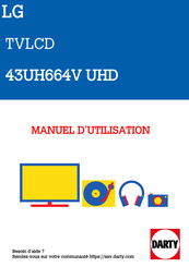 LG 43UH664V UHD Manuel D'utilisation