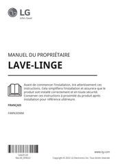 LG F4WN3098M Manuel Du Propriétaire