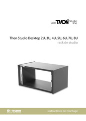 thomann Thon Studio Desktop 2U Instructions De Montage