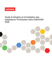 Lenovo ThinkSystem 5350 Serie Guide D'utilisation Et D'installation