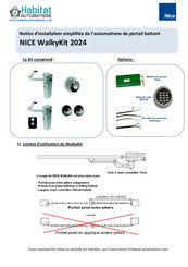 Nice WalkyKit 2024 Notice D'installation Simplifiée