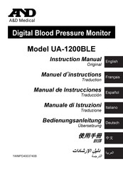 AND UA-1200BLE Manuel D'instructions