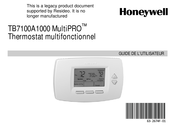 Honeywell MultiPRO TB7100A1000 Guide De L'utilisateur