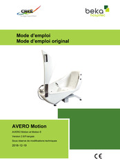 Cree AVERO Motion Mode D'emploi