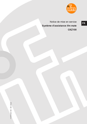 IFM Electronic OXZ100 Notice De Mise En Service