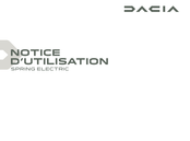 Dacia Spring Electric 2022 Notice D'utilisation