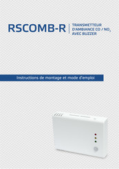 Sentera Controls RSCOMB-R Instructions De Montage Et Mode D'emploi