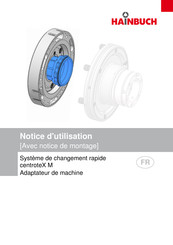 Hainbuch centroteX M Notice D'utilisation