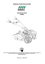 OREC AR650 Manuel D'instructions