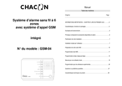 Chacon GSM-04 Manuel D'utilisation