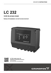Grundfos LC 232 Notice D'installation Et De Fonctionnement
