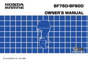 Honda Marine BF75D Manuel D'utilisation