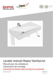 Ropox VanityLine 40-14874 Instructions De Montage