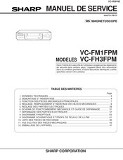 Sharp VC-FM1FPM Manuel De Service