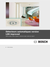 Bosch FAP-O 520-P Notice Technique