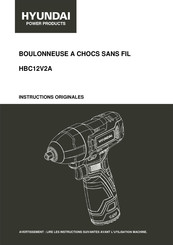 Hyundai power products HBC12V2A Instructions Originales