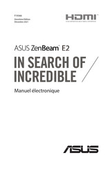 Asus ZenBeam E2 Manuel Électronique