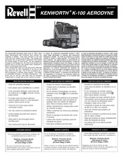 REVELL KENWORTH K-100 AERODYNE 2514 Instructions