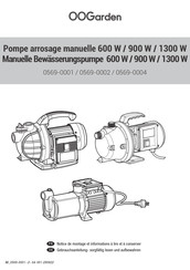 OOGarden 0569-0002 Notice De Montage Et Informations À Lire Et À Conserver