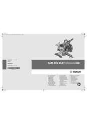 Bosch Professional GCM 350-254 Notice Originale