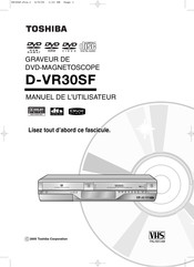 Toshiba D-VR30SF Manuel De L'utilisateur
