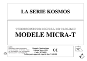 Ditel KOSMOS MICRA-T Manuel D'instructions