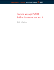 Plantronics Voyager 5200 Guide Utilisateur