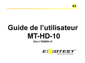 EXXOTEST MT-HD-10 Guide De L'utilisateur