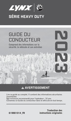 BRP LYNX HEAVY DUTY 69 Ranger 2023 Guide Du Conducteur