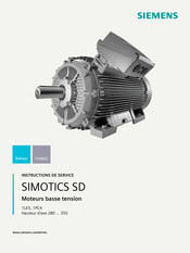 Siemens SIMOTICS SD 1LE5 Instructions De Service