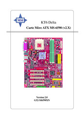 MSI KT6 Delta Mode D'emploi