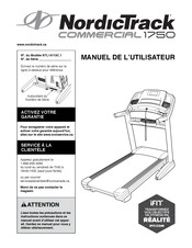 NordicTrack COMMERCIAL 1750 Manuel De L'utilisateur