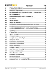 Powerplus POWX4207 Mode D'emploi