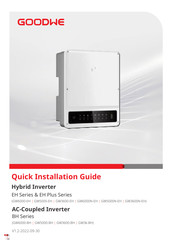 Goodwe BH Serie Guide D'installation Rapide