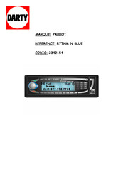 Parrot Rhythm n'Blue Notice D'utilisation