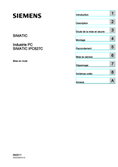 Siemens SIMATIC IPC627C Mise En Route