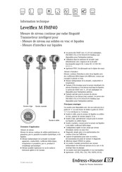 Endress+Hauser Levelflex M FMP40 Information Technique