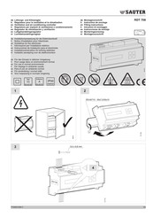 sauter RDT 708 Instructions De Montage