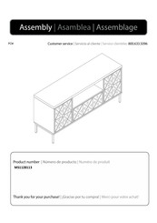 Southern Enterprises MS1128113 Consignes D'assemblage