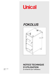 Unical FOKOLUS 40 Notice Technique