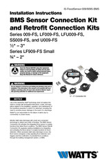 Watts LFU009-FS Série Instructions D'installation