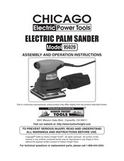 CHICAGO Electric 95020 Instructions D'assemblage