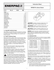 Enerpac Pro TSP300 Serie Manuel D'instructions