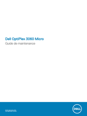 Dell OptiPlex 3060 Micro Guide De Maintenance