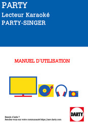 Party Light & Sound PARTY-SINGER Manuel D'utilisation