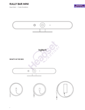 Logitech RALLY BAR MINI Guide D'installation