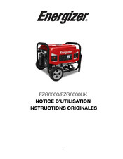 Energizer EZG6000 Notice D'utilisation