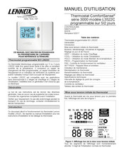 Lennox ComfortSense 3000 Série Manuel D'utilisation