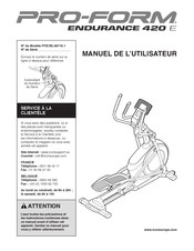 Pro-Form PFEVEL49716.1 Manuel De L'utilisateur